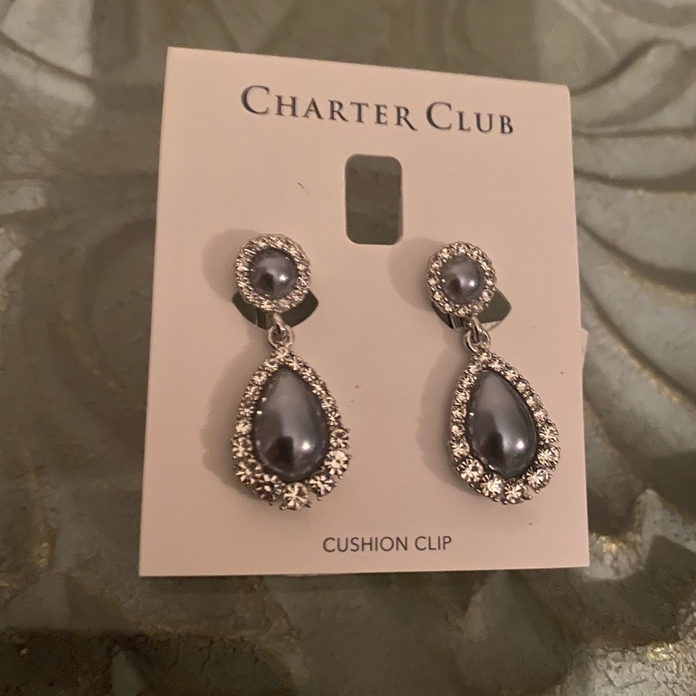 Jewelry: Charter Club Clip On Earings